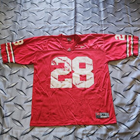 VTG Nike team Ohio State Buckeyes College #28 Jersey mens Size XL extra large - Picture 1 of 5